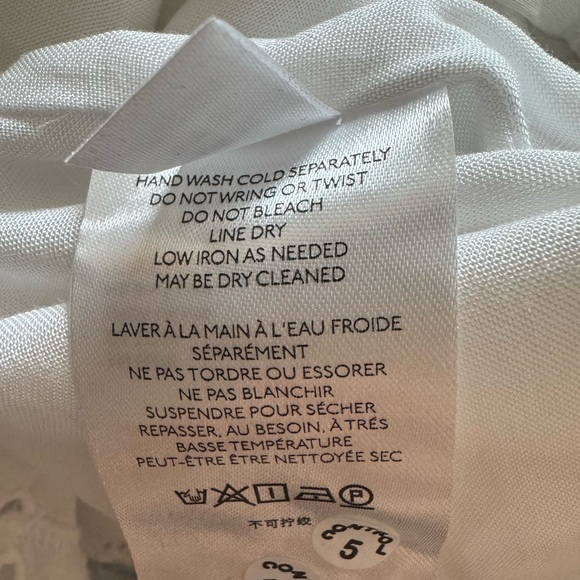 Anthropologie Maeve Somerset white maxi new with tags XL - Picture 8 of 8